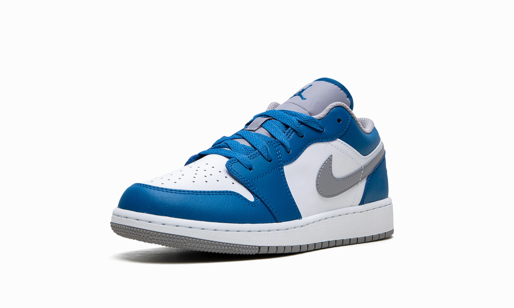Air Jordan 1 Low GS "True Blue" Bold Style