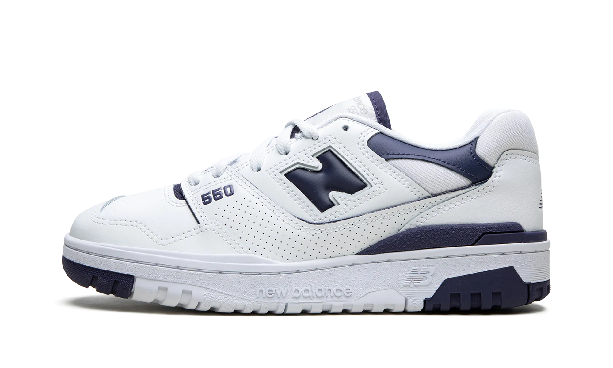 550 WMNS "White Dark Mercury" angular outsole running shoes trail - running - shoes