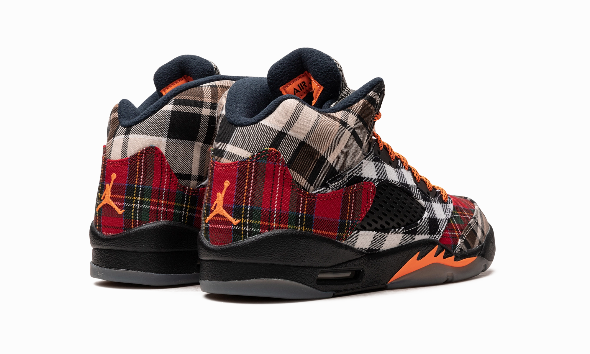 healthy competition zippered running wear Air Jordan 5 GS "Plaid"