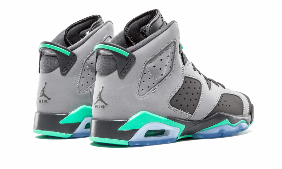 treadmill training shoe use Air Jordan 6 Retro GS "Green Glow"