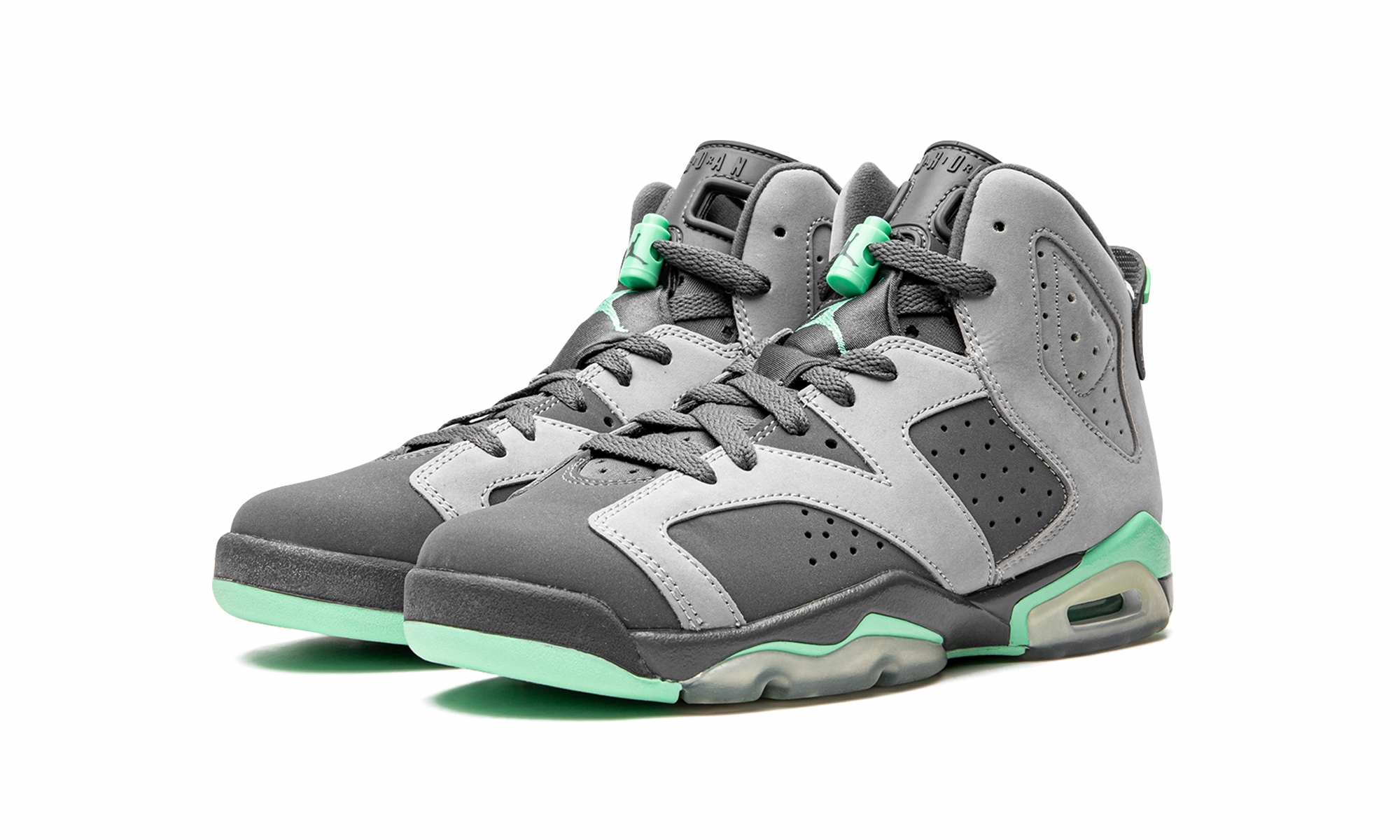 Technical - fabric running alone shoes Air Jordan 6 Retro GS "Green Glow"