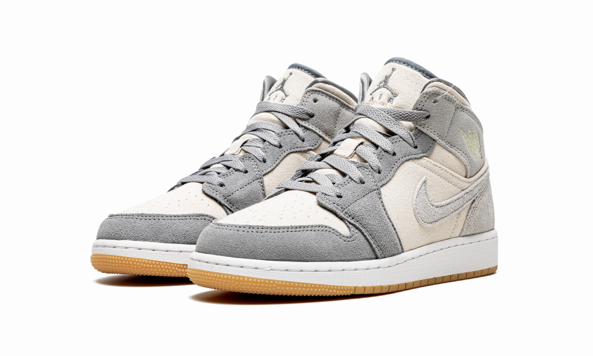 Air Jordan 1 Mid SE GS "Coconut Milk / Particle Grey" Pace Drive