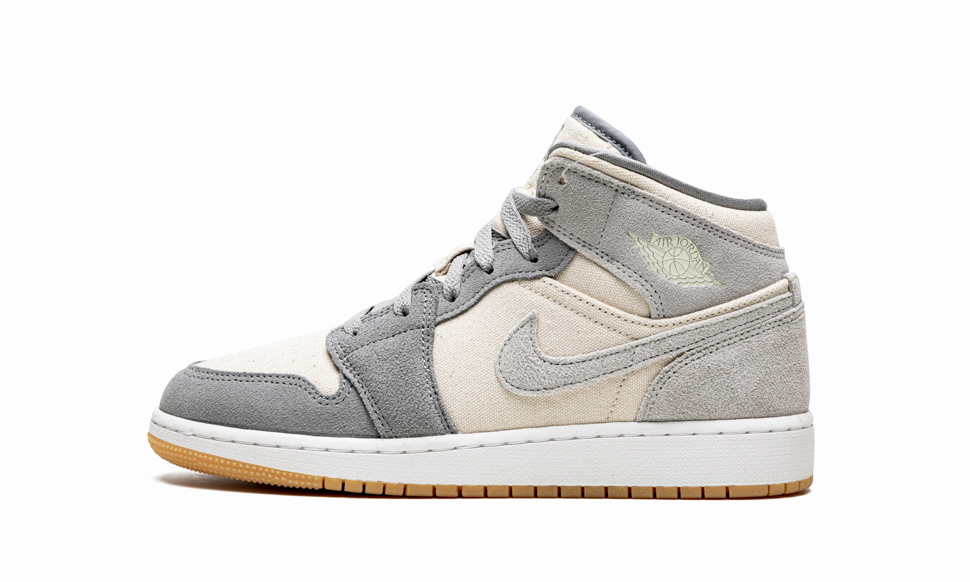 Outdoor Gear Air Jordan 1 Mid SE GS "Coconut Milk / Particle Grey"
