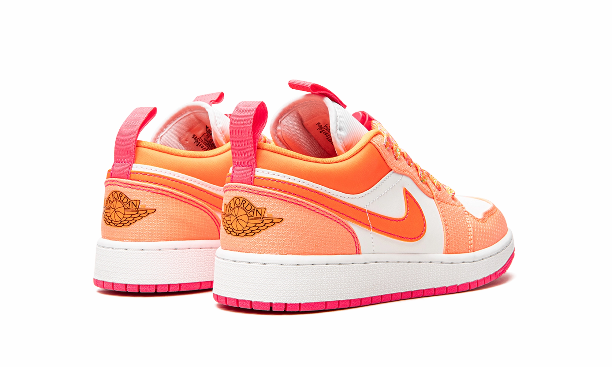 AIR JORDAN 1 LOW UTILITY GS "Hyper Crimson" Easy Styling Full Flexibility