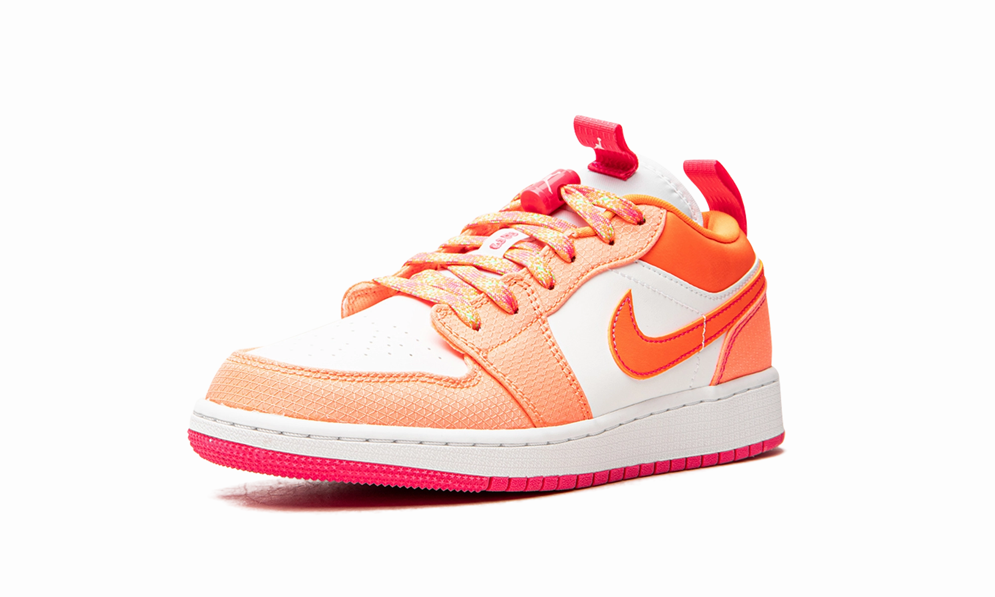 Essential Look Adaptive Support AIR JORDAN 1 LOW UTILITY GS "Hyper Crimson"