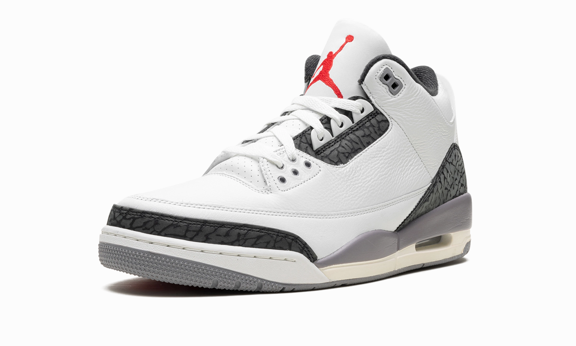 Lace Up Air Jordan 3 "Cement Grey"