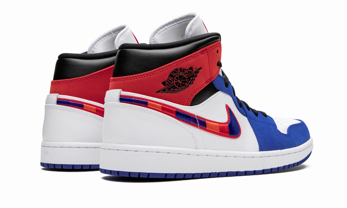 Multi-functional materials Air Jordan 1 Mid "Multicolor Swoosh"