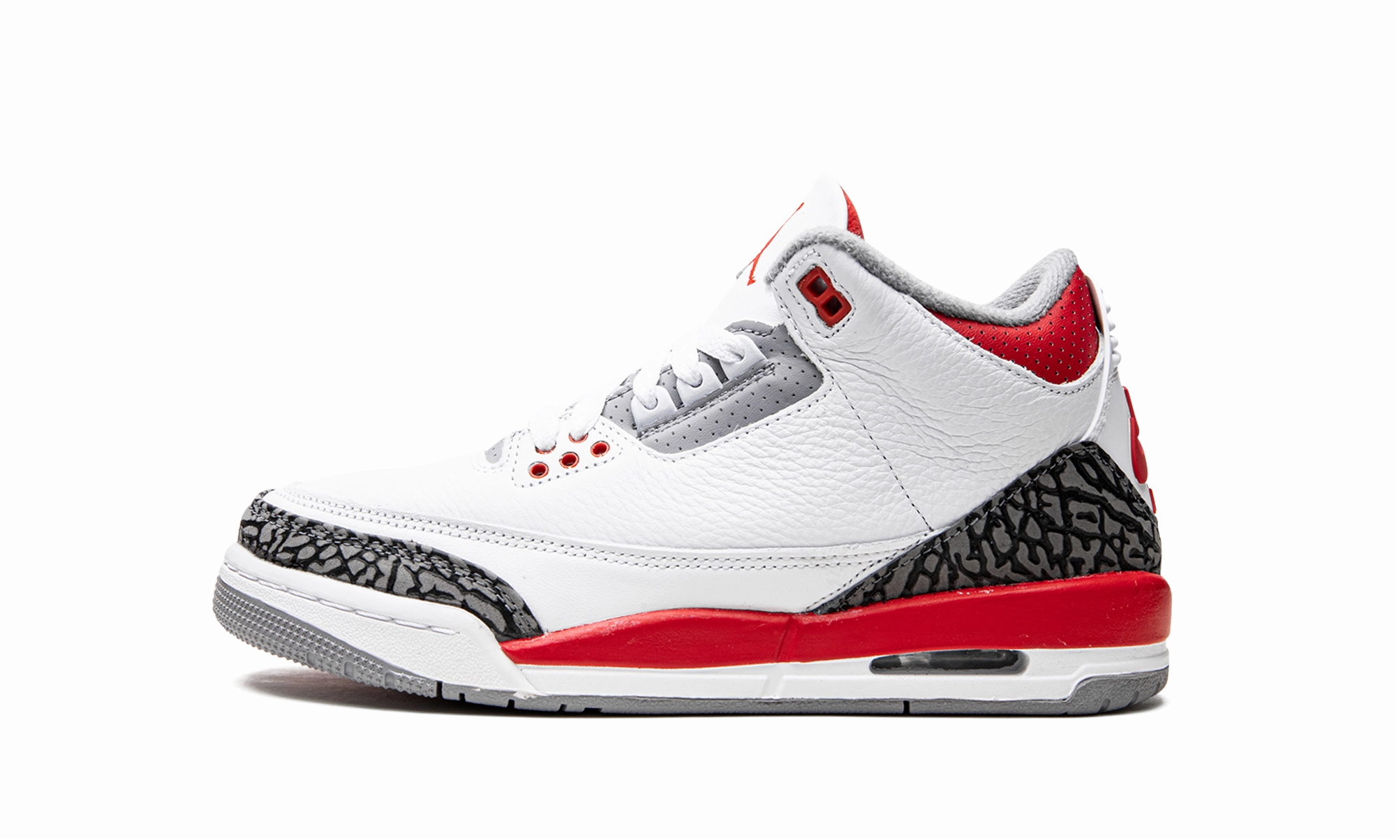 Easy traction Impact-absorbing durability Air Jordan 3 Retro GS "Fire Red 2022"