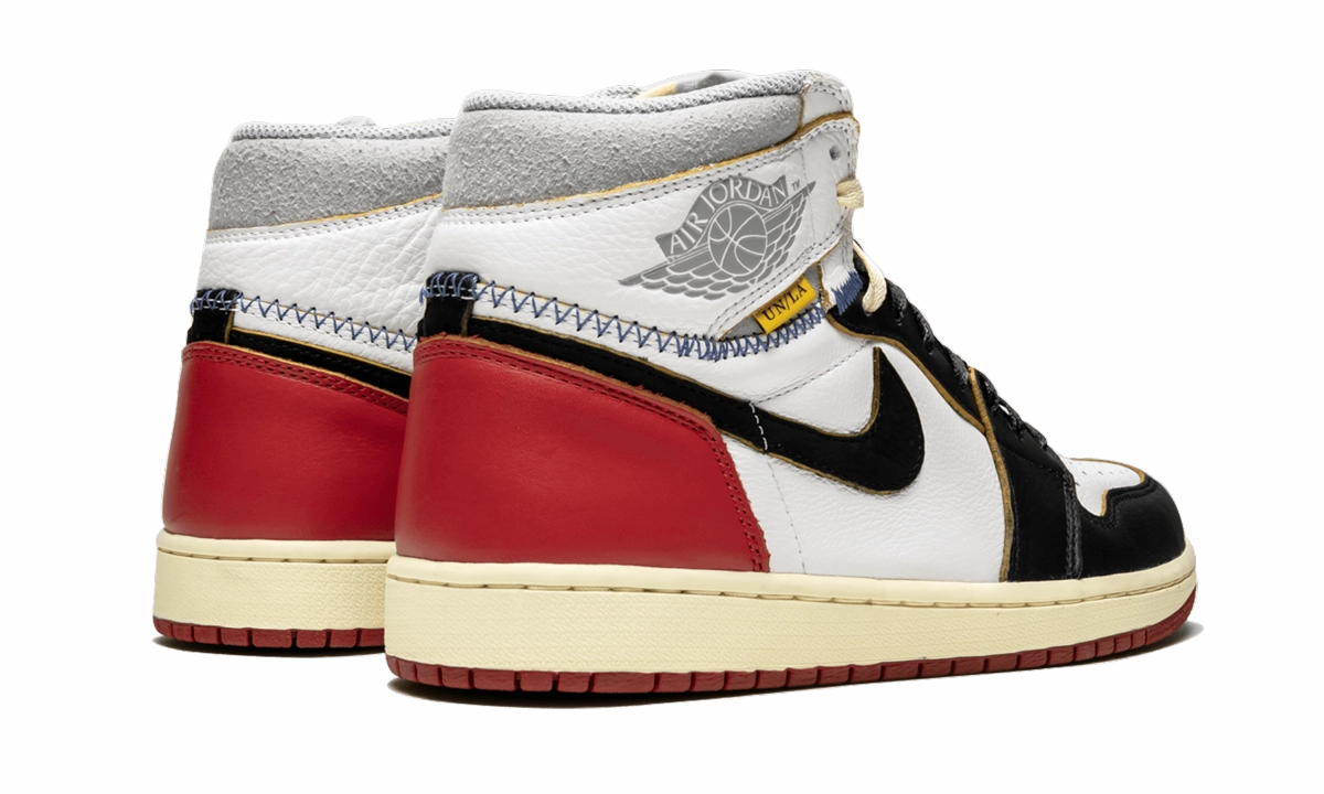 Air Jordan 1 Retro High OG NRG "Union - Black Toe" Premium materials Structured Shoe