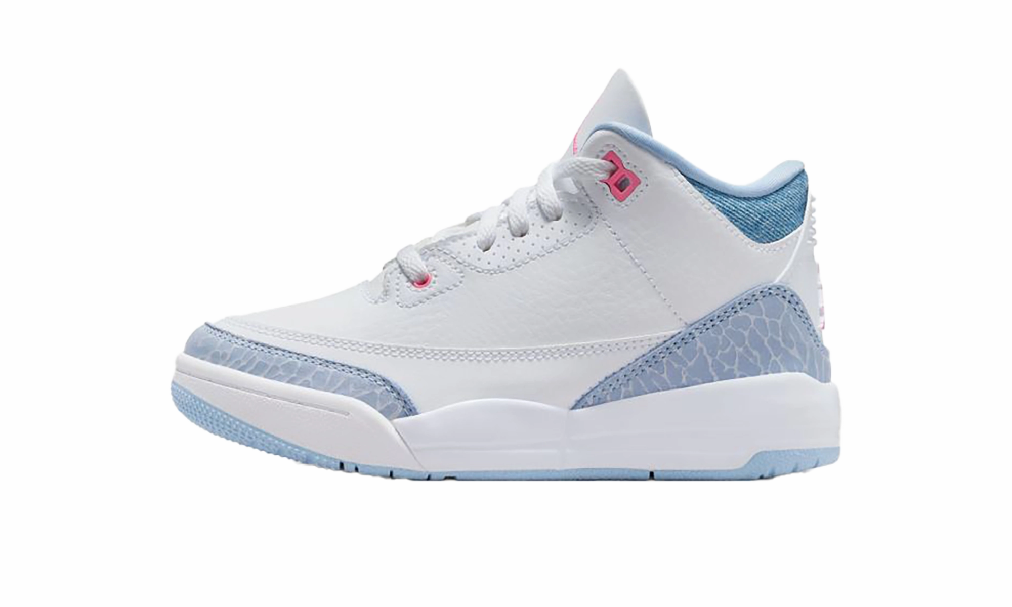Air Jordan 3 PS "White Cobalt Bliss" Fitted Design