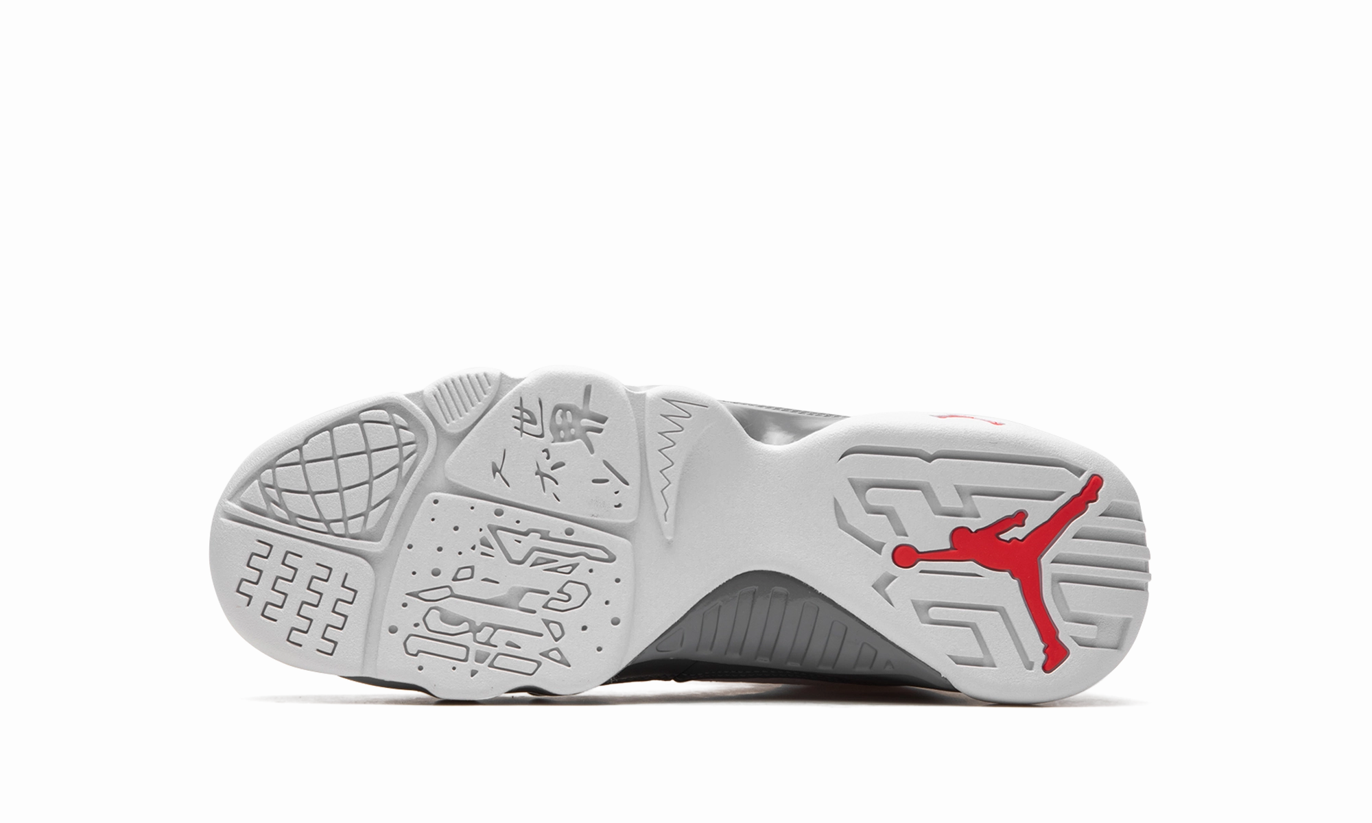 Air Jordan 9 GS "Fire Red" foam sole shoe trait