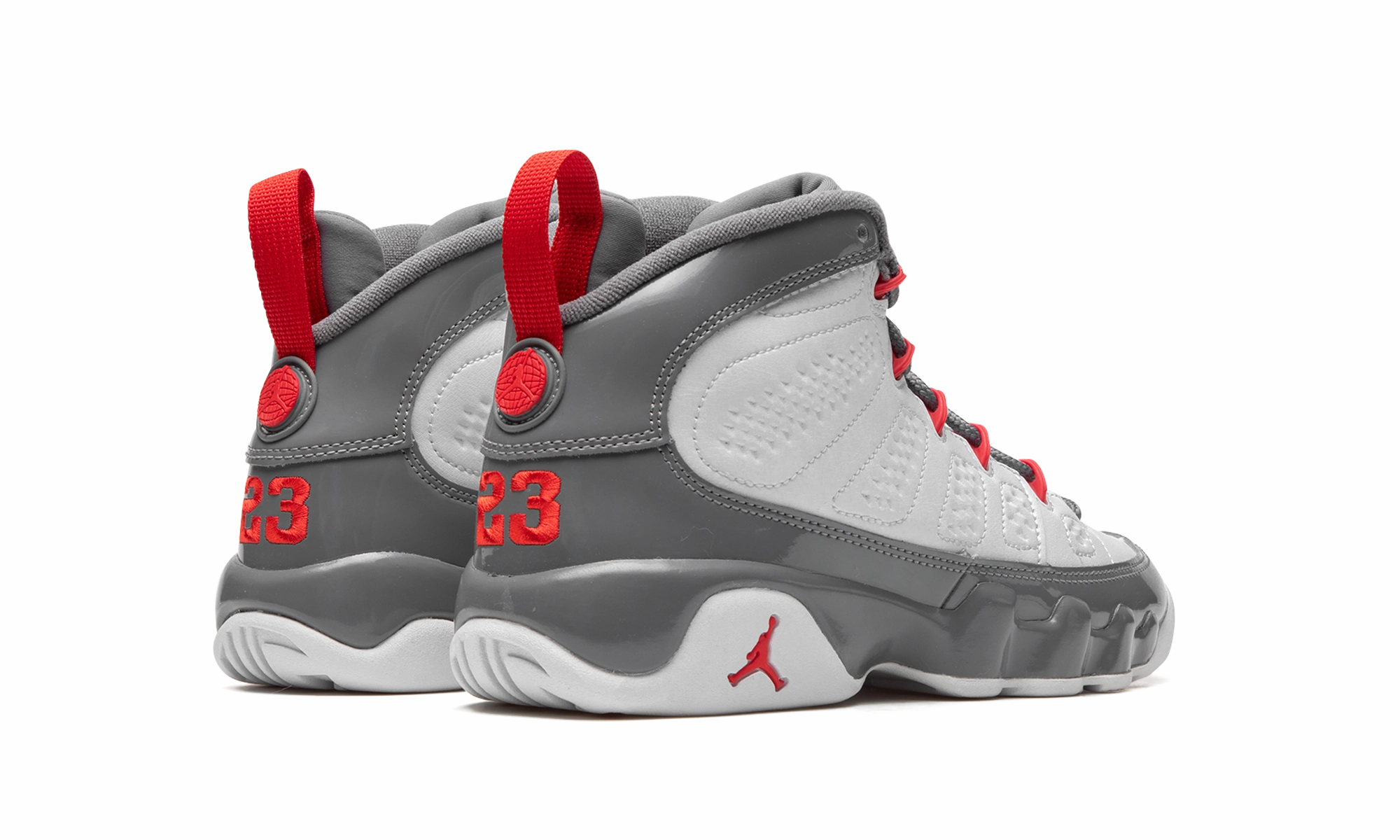 flat - terrain running thin insole shoes Air Jordan 9 GS "Fire Red"