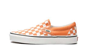 Classic Slip-On Checkerboard "Cadmium Orange" Creek Path Durable Wear