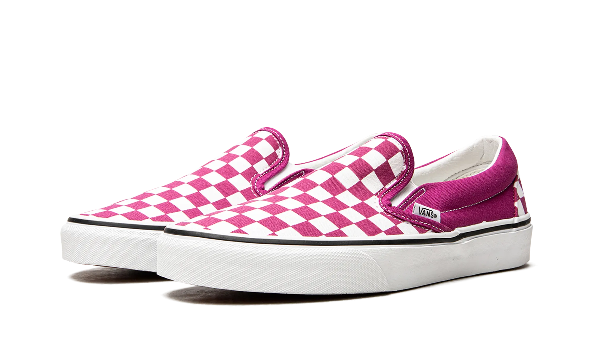 Classic Slip-O "Fuchsia Checkerboard" Edge Hike Chic Street