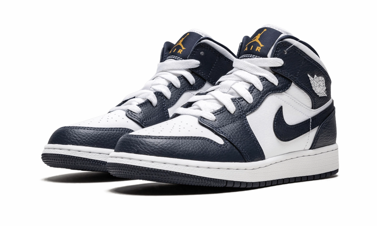 Air Jordan 1 Mid GS "Obsidian" Elite Cushioning High Top