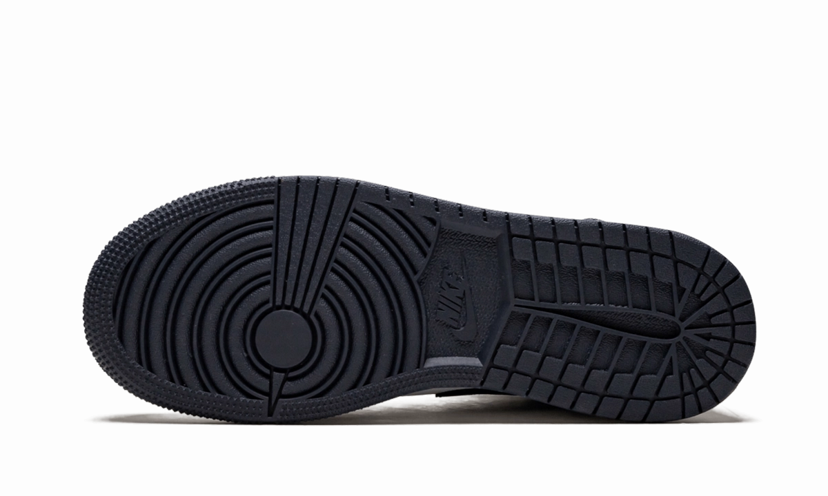 Air Jordan 1 Mid GS "Obsidian" Iconic lining Breathable mesh