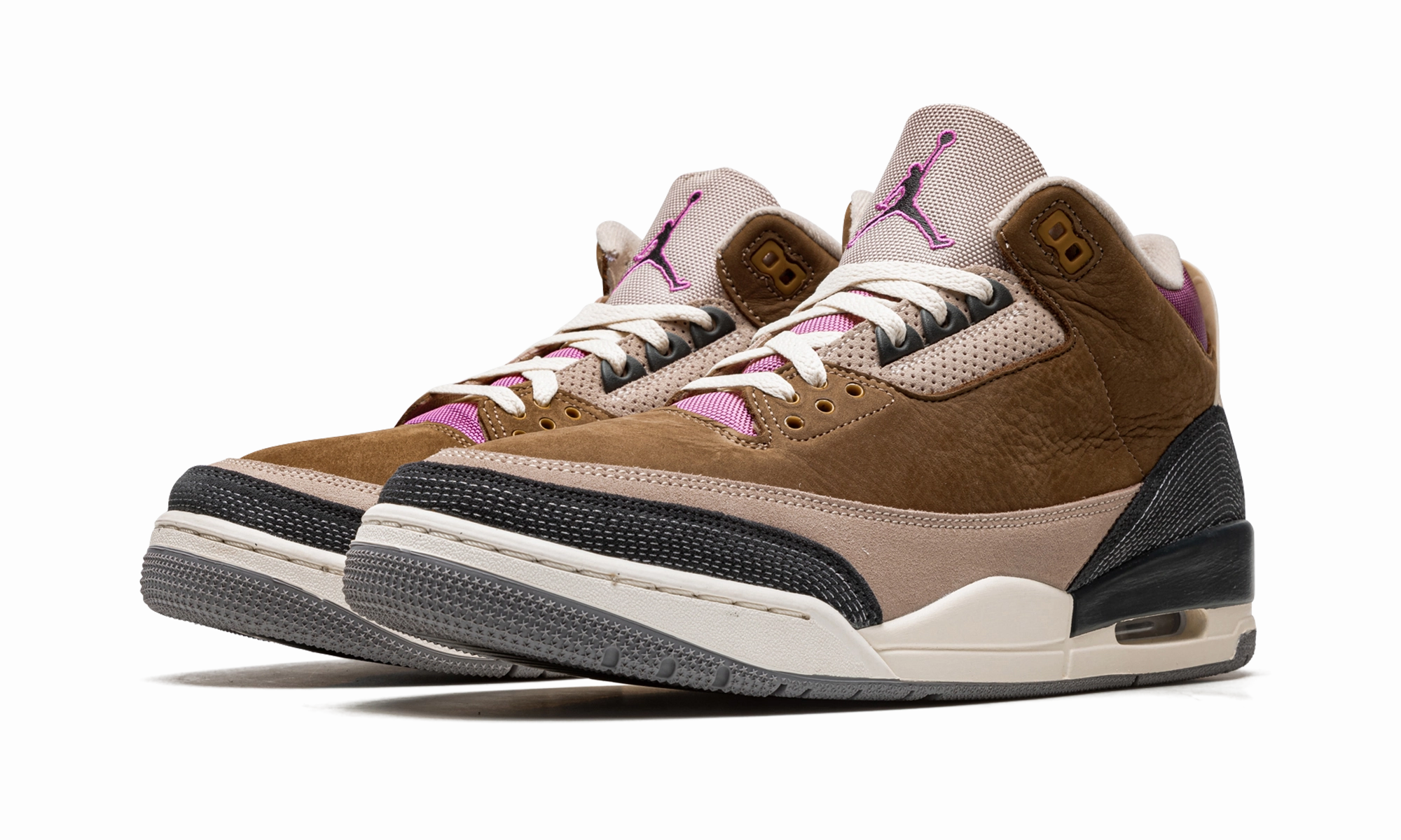 Synthetic Finish Air Jordan 3 Retro "Winterized - Archaeo Brown"