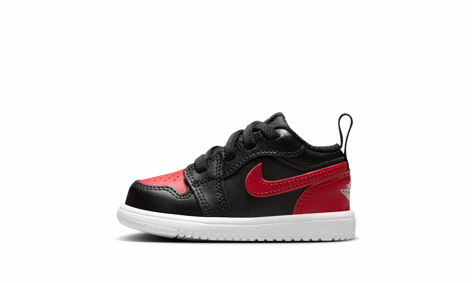 Lace Secure Jordan 1 Low ALT TD "Bred Twist"