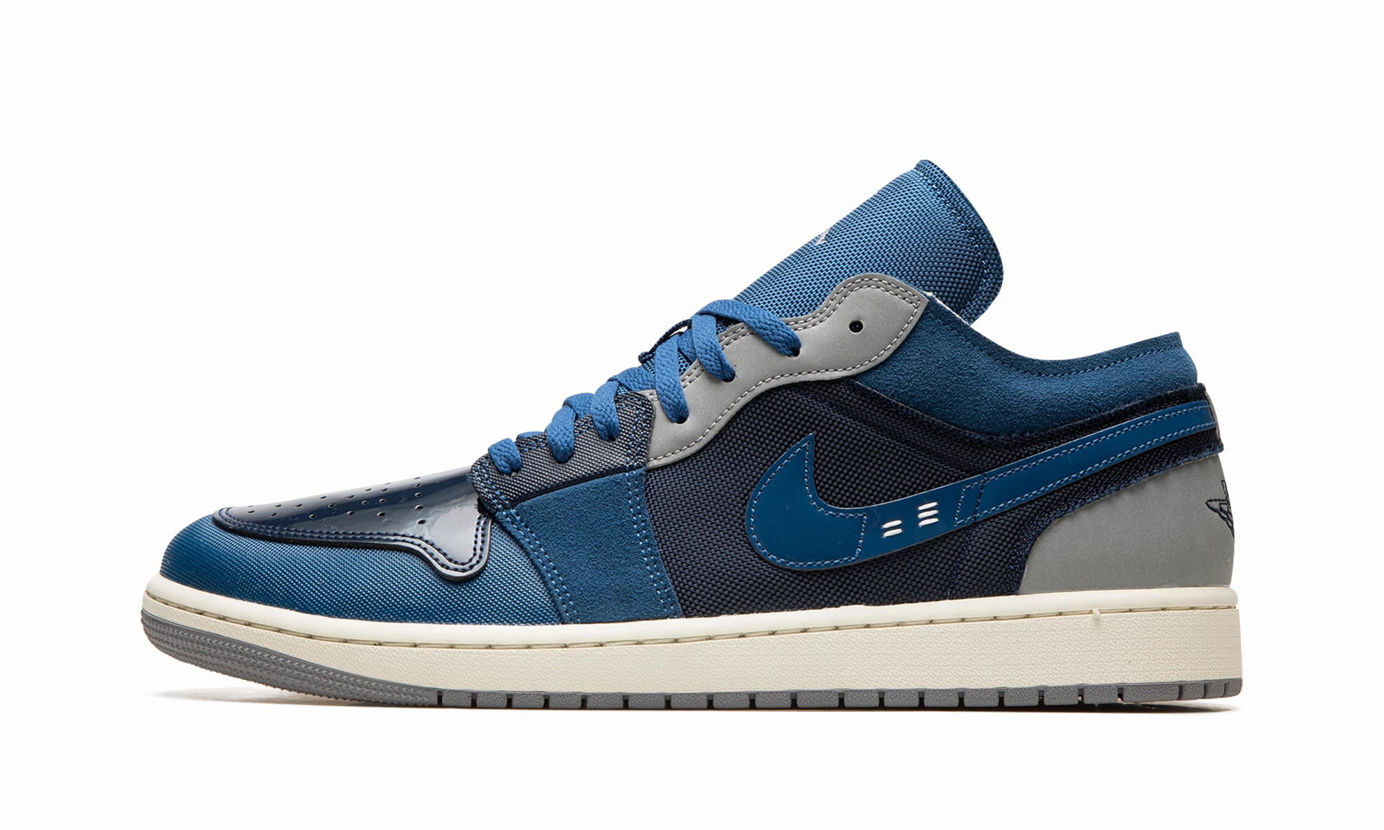 Air Jordan 1 Low Craft "Obsidian" Synthetic Finish Enhanced Fit