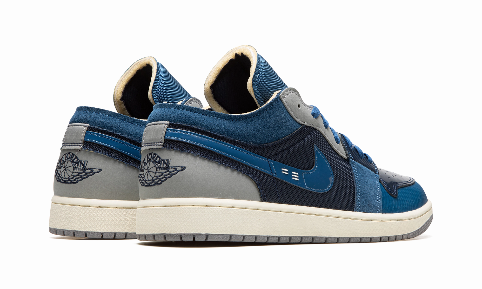 Cushion Comfort Urban breathability Air Jordan 1 Low Craft "Obsidian"