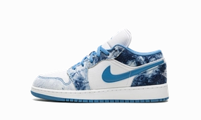High Performance athletic chic AIR JORDAN 1 LOW GS "Acid Wash Denim"