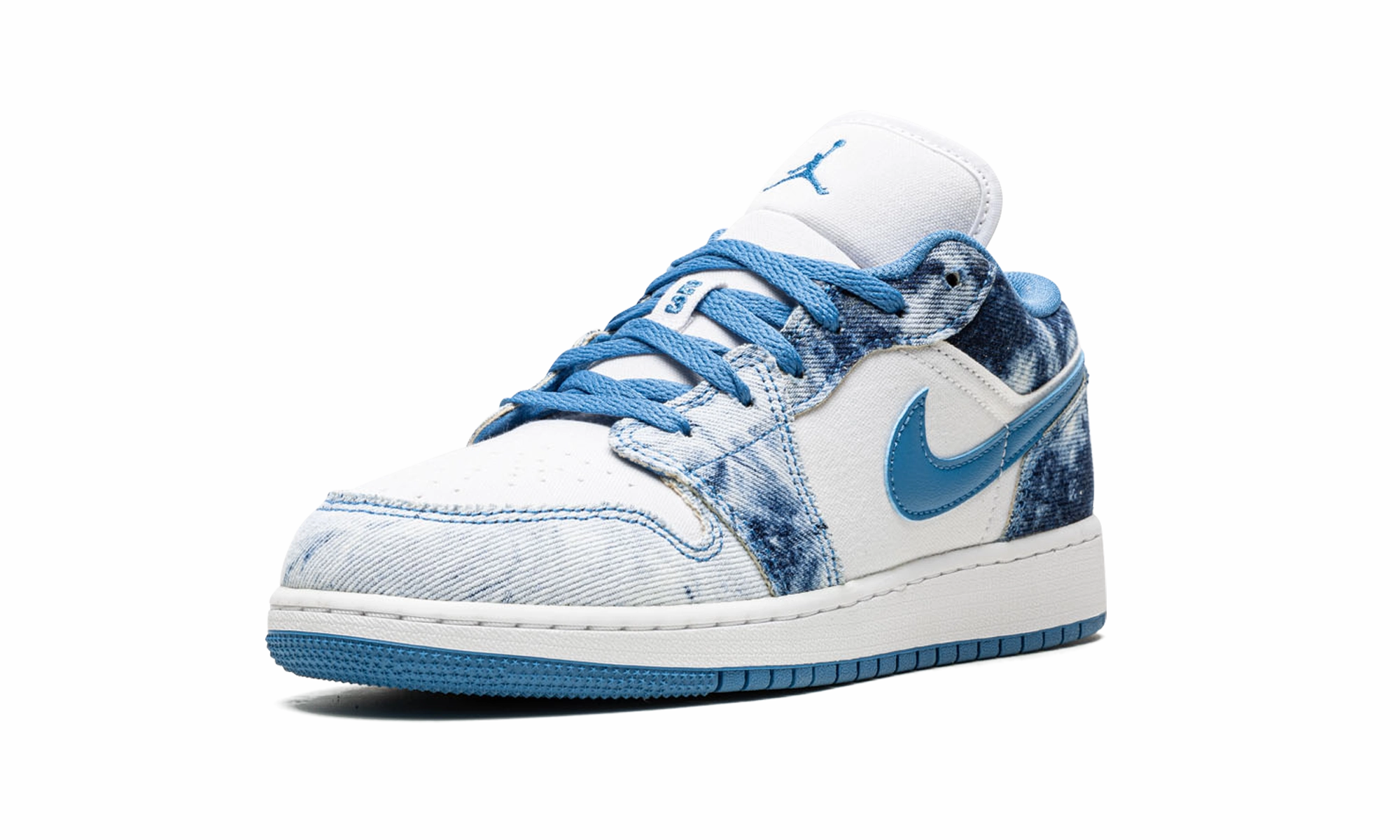 AIR JORDAN 1 LOW GS "Acid Wash Denim" Outdoor Run High Support