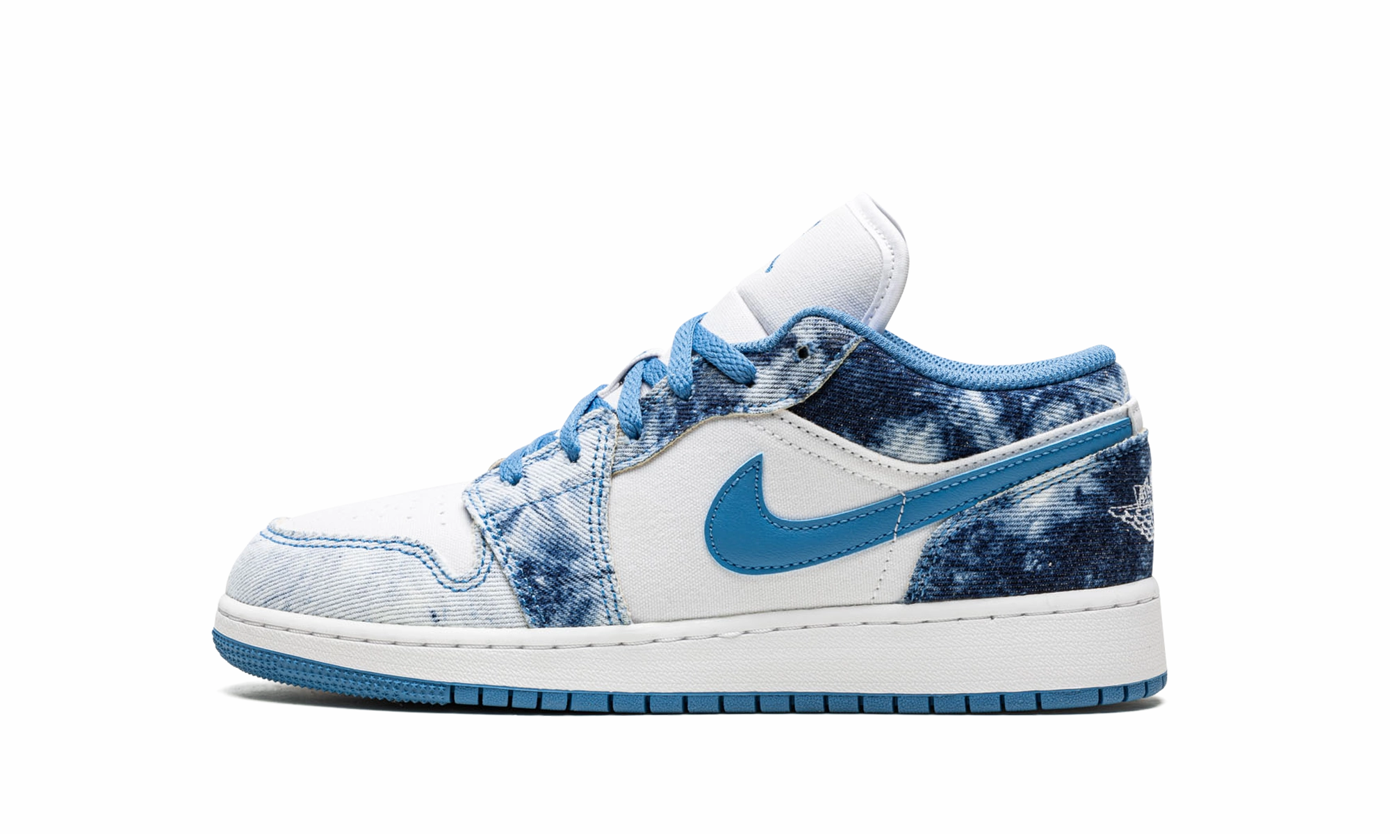 Fitted Design Street Fashion AIR JORDAN 1 LOW GS "Acid Wash Denim"