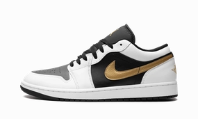 Air Jordan 1 Low "Gold Swoosh" Fashion-forward materials Cool Finish