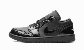 Air Jordan 1 WMNS "Black Croc" Comfortable Ride Vibrant breathability