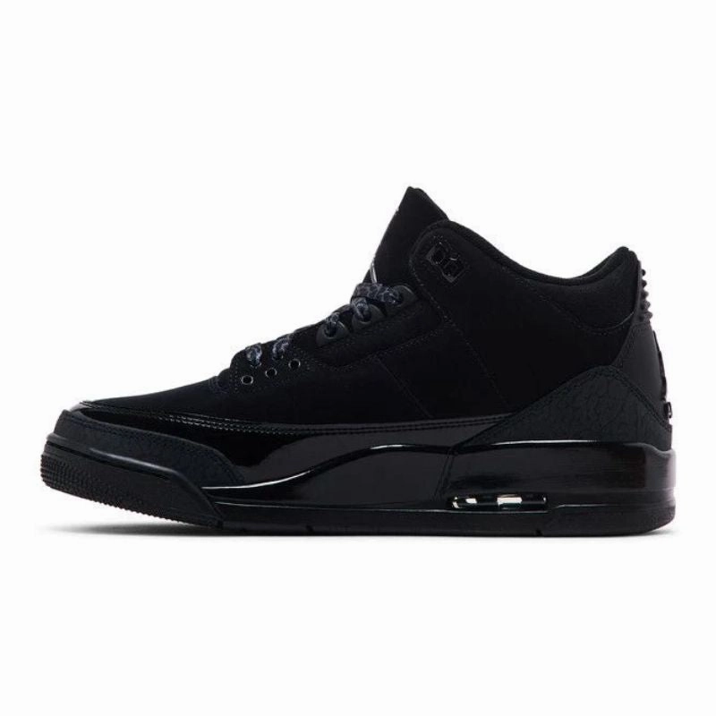 Air Jordan 3 Retro Black Cat (2025) Athletic Aesthetic Jumping Support