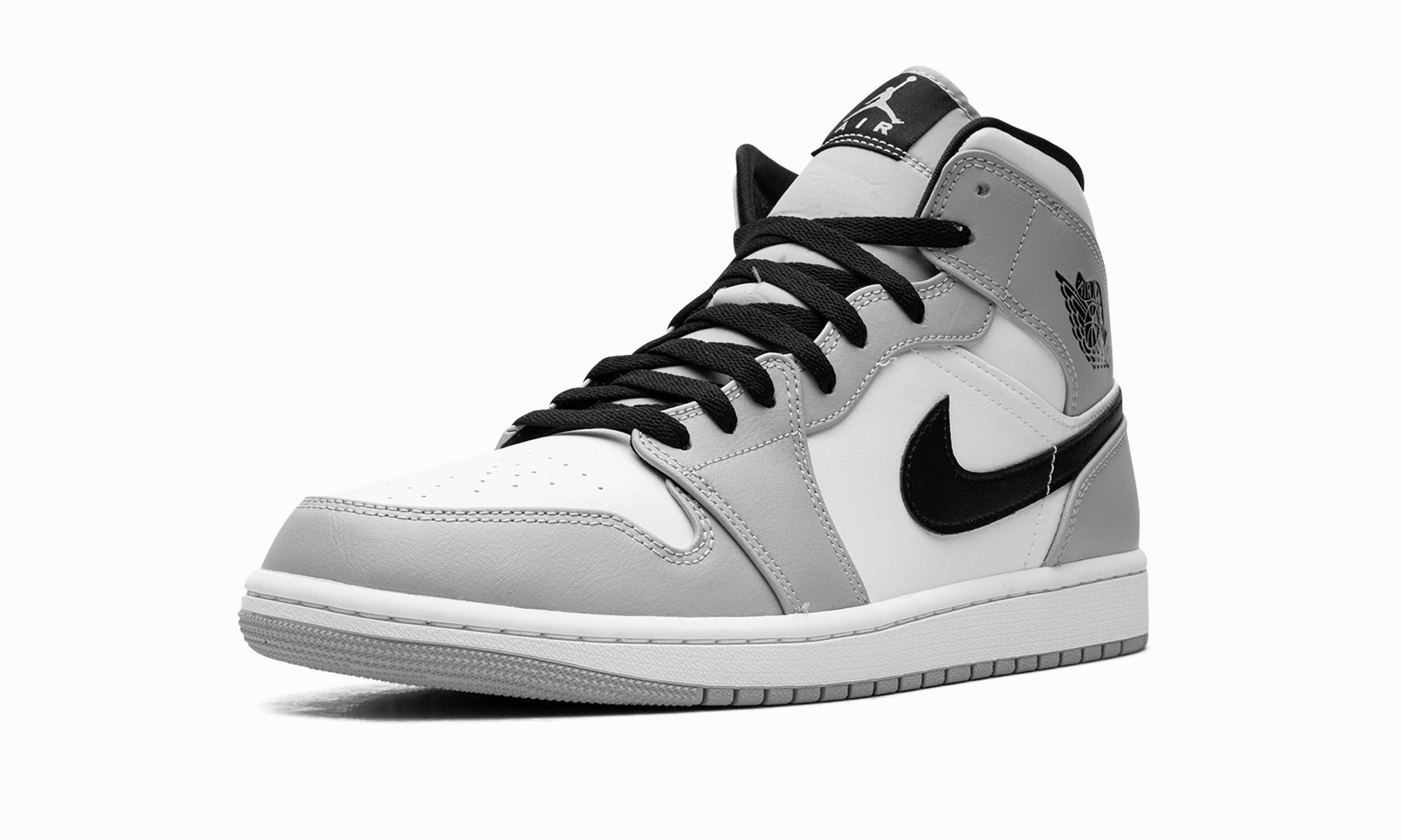 Bold Detail Air Jordan 1 Mid "Light Smoke Grey"
