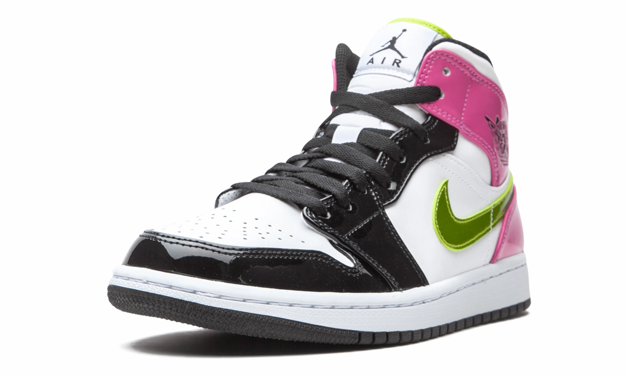 Air Jordan 1 Mid SE "Cyber / Active Fuchsia" Casual Look Urban Look