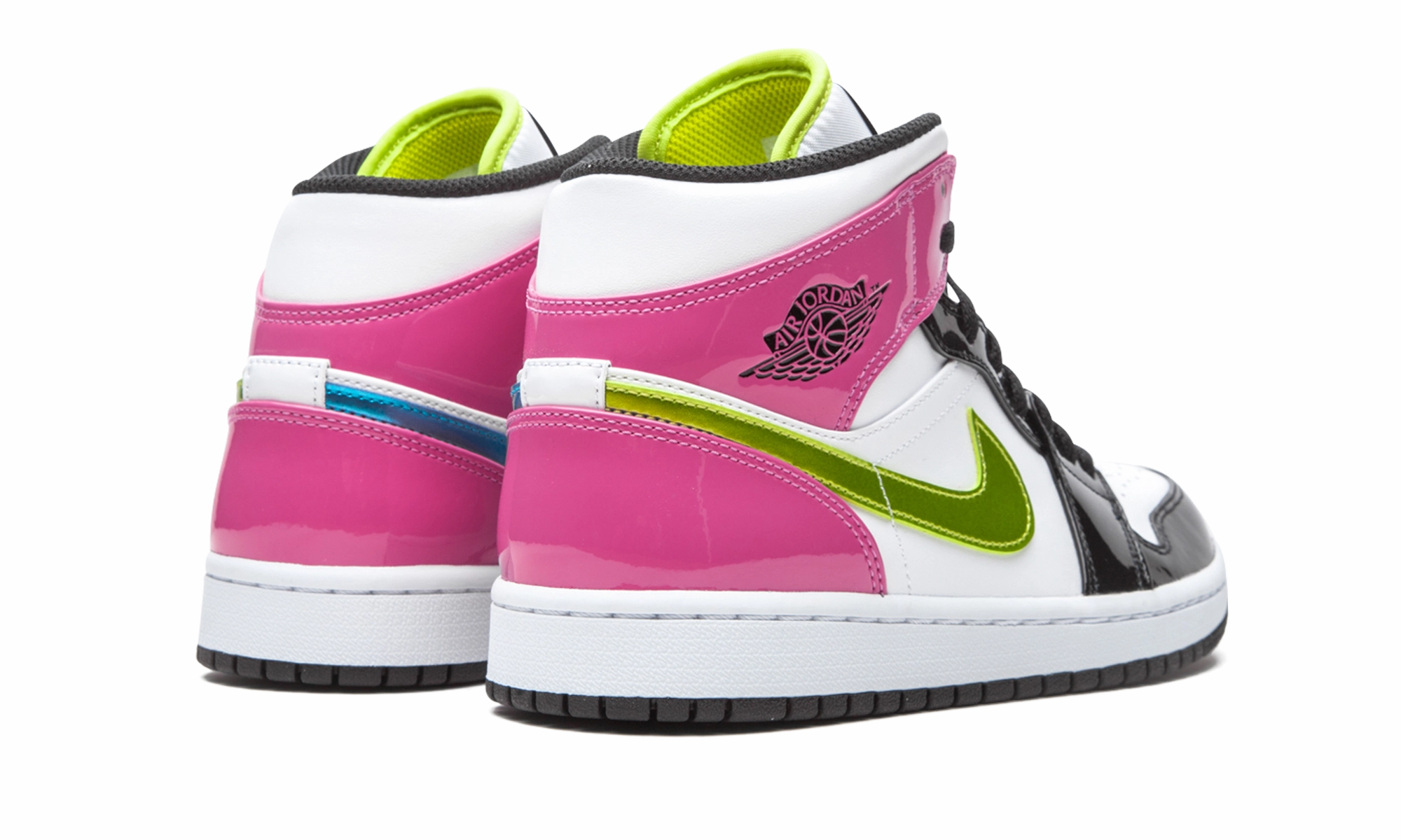 Air Jordan 1 Mid SE "Cyber / Active Fuchsia" Subtle Detail