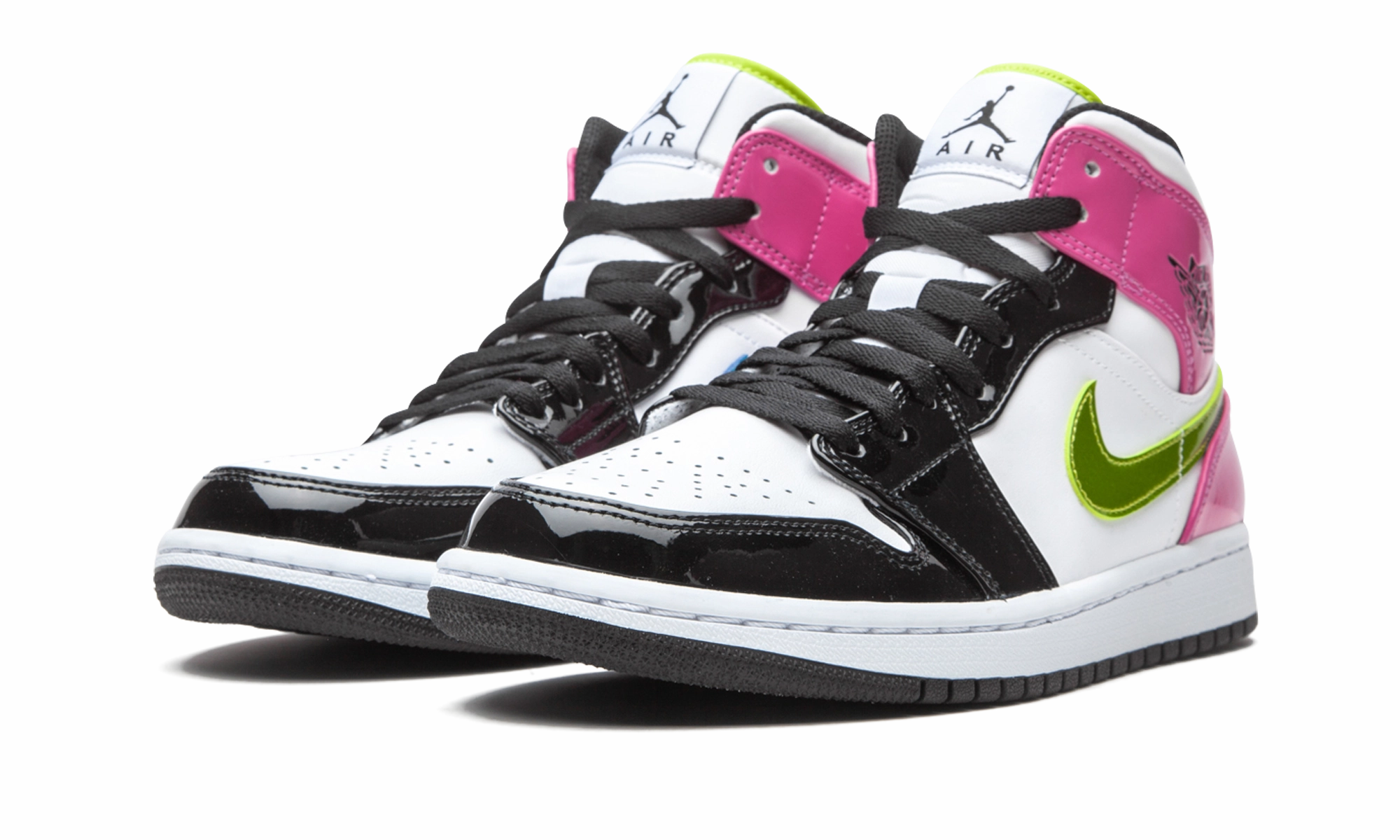 Air Jordan 1 Mid SE "Cyber / Active Fuchsia" High impact