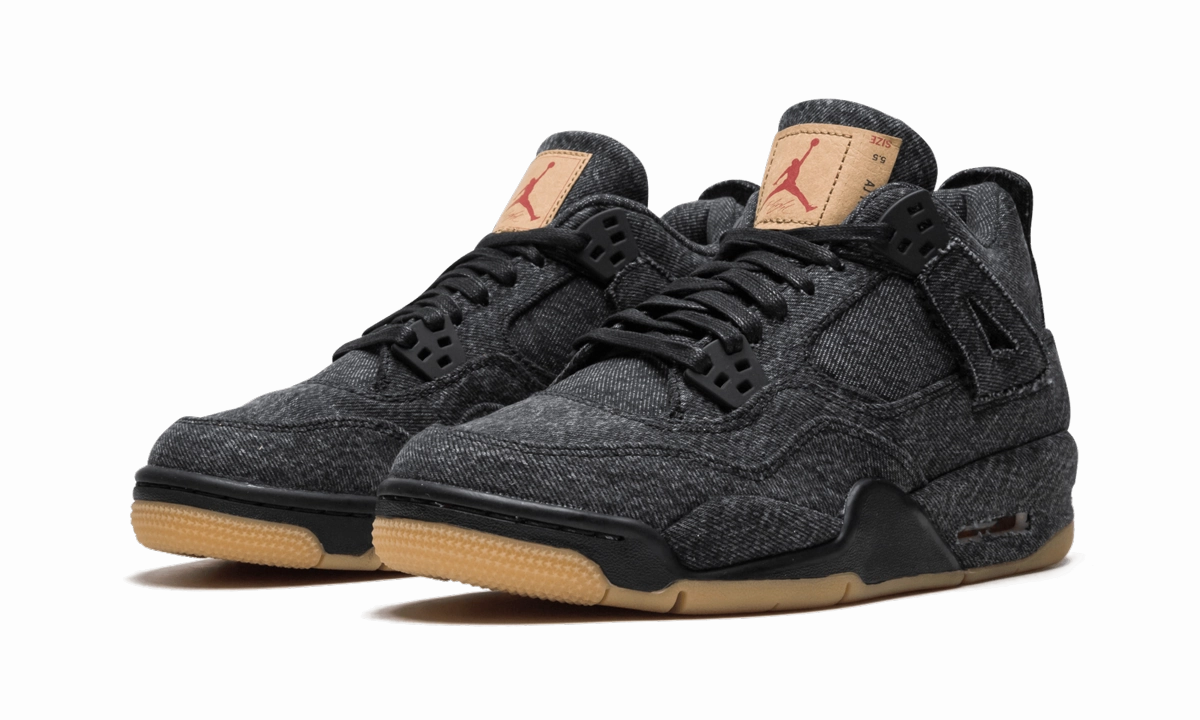 Soft Finish Shock-absorbent look Air Jordan 4 RTR Levis NRG GS "Levi's"