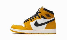 Core Runner Air Jordan 1 Retro High OG GS "Yellow Ochre / Black"