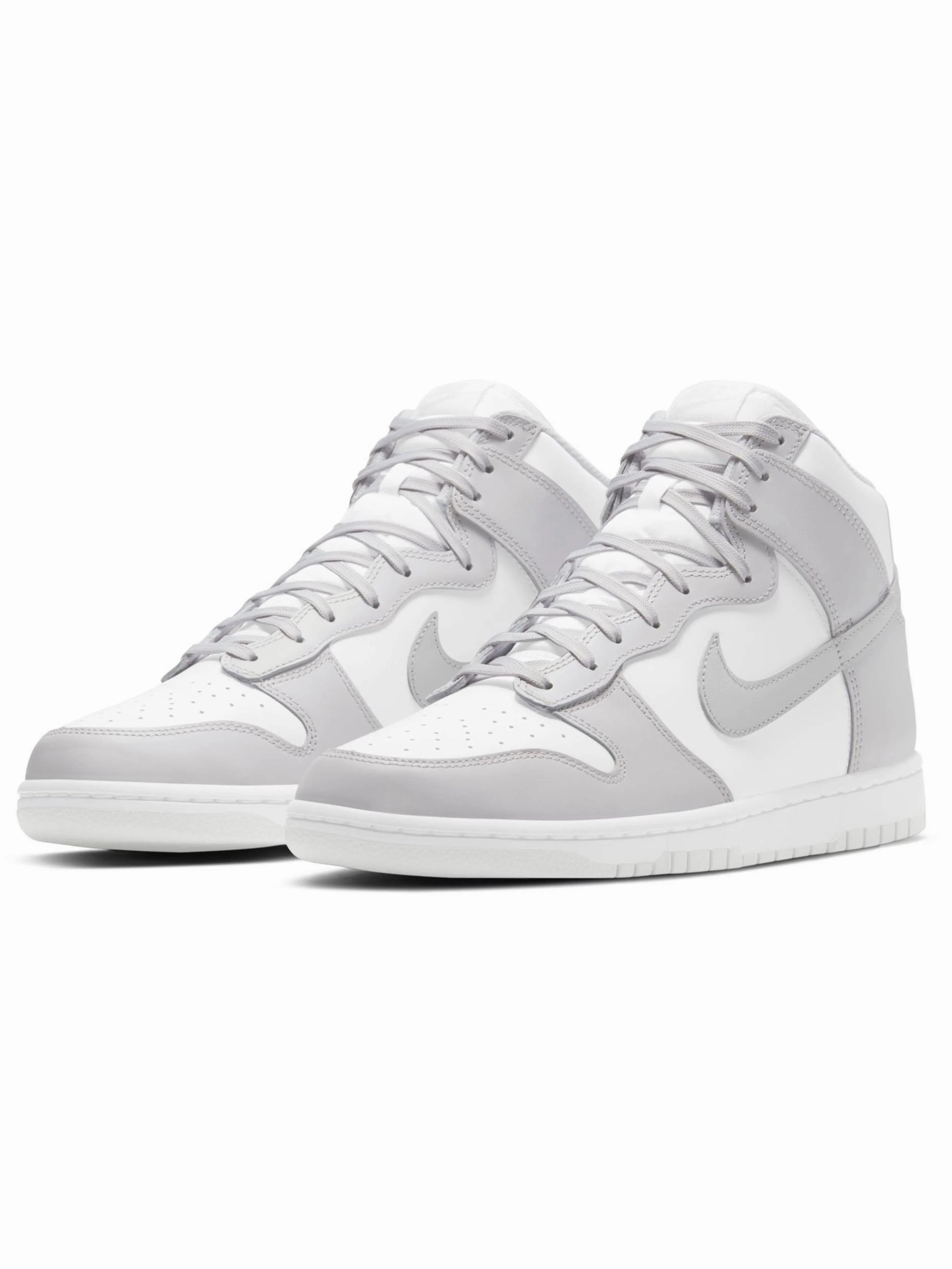 Nike Dunk High White Vast Grey [2021] evening - wear shoes