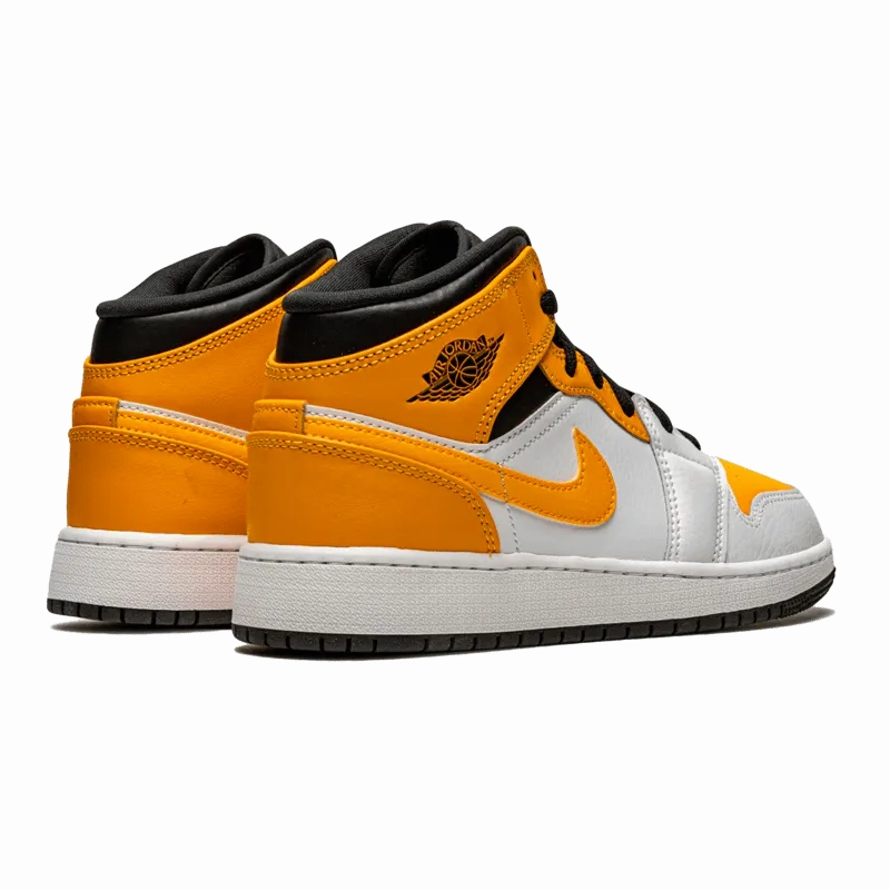 Air Jordan 1 Mid GS University Gold High Speed