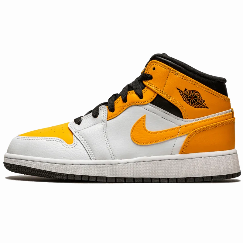 Air Jordan 1 Mid GS University Gold Padded materials