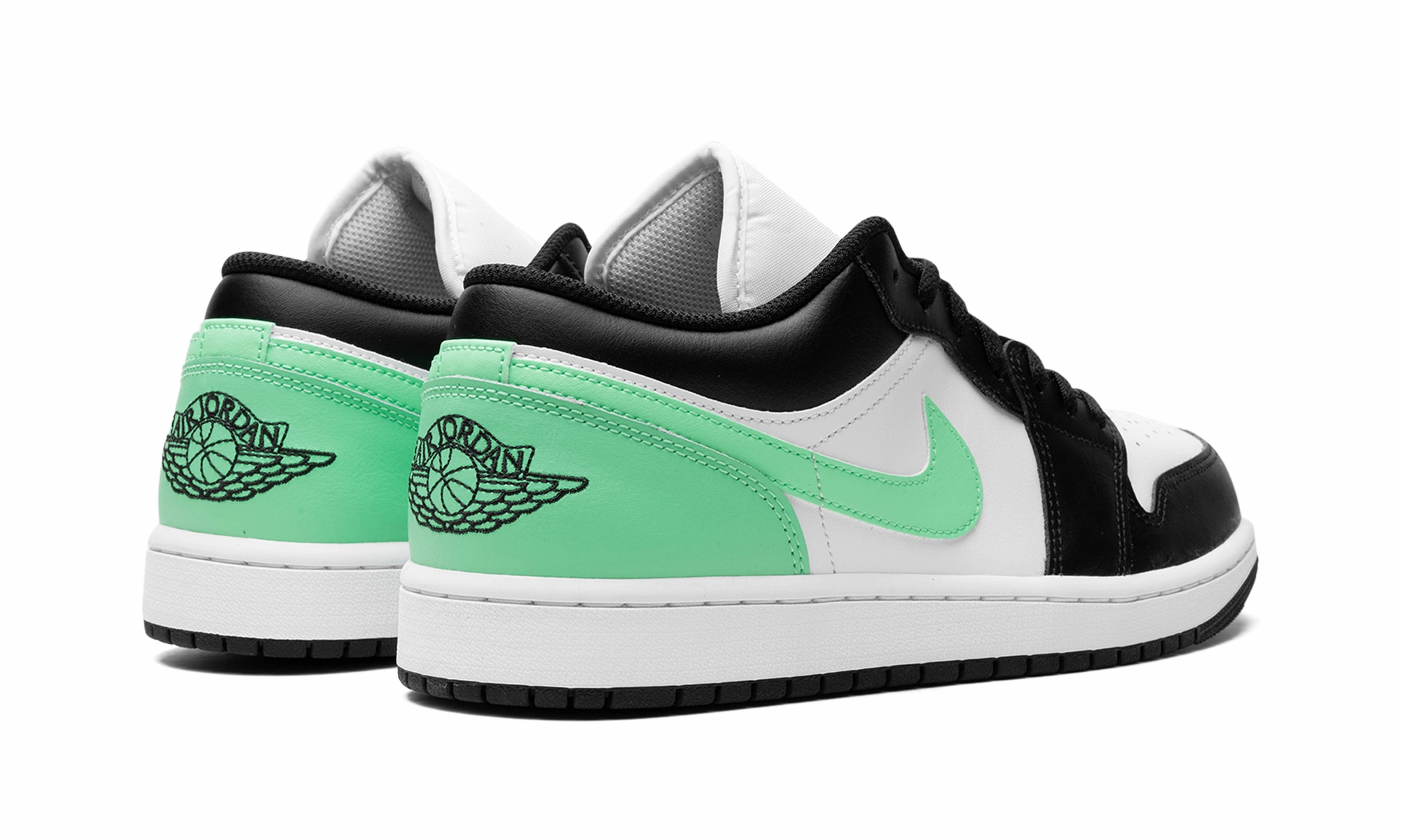 Stable Footing Clean Style Air Jordan 1 Low "Green Glow"