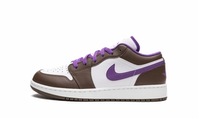 Fast Track Stylish Wear Air Jordan 1 Low GS "Palomino / Wild Berry"