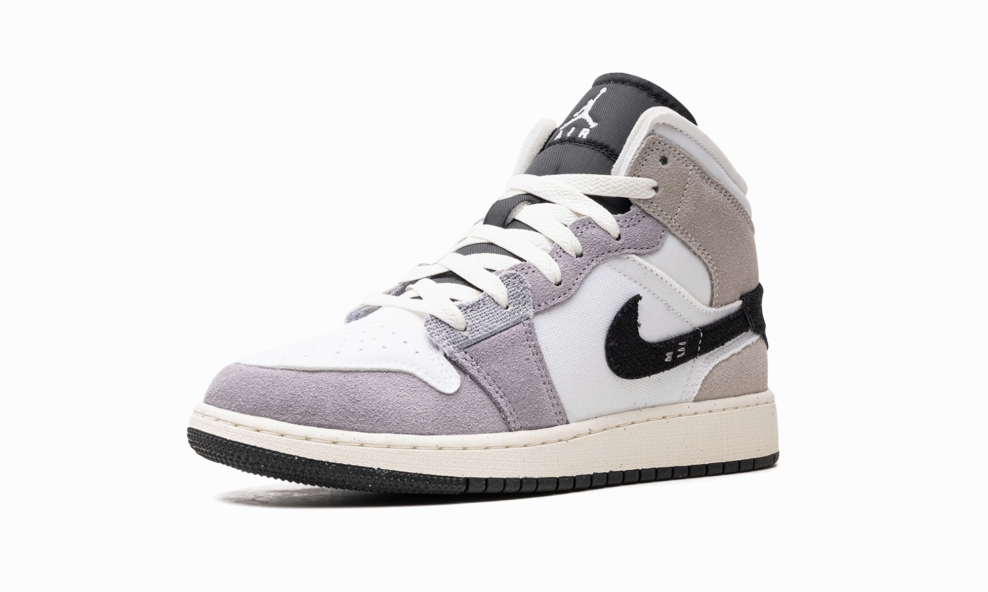 Air Jordan 1 Mid SE Craft GS "Cement Grey" Comfortable fit