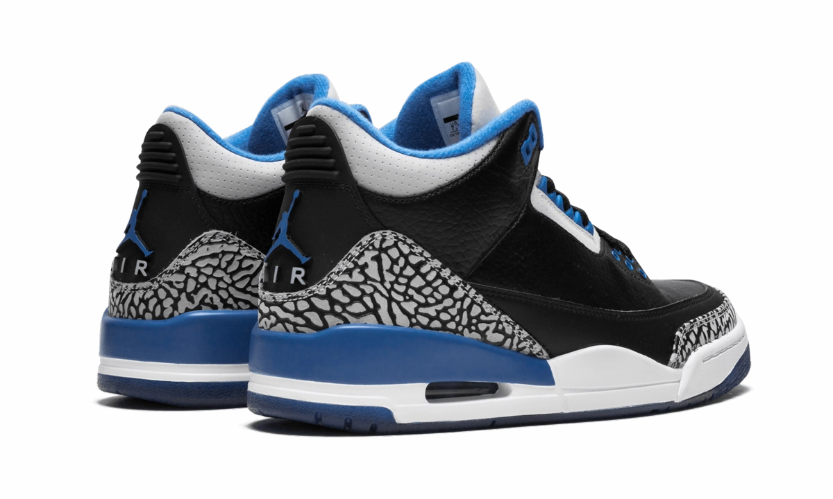 Air Jordan 3 Retro "Sport Blue" All Day Comfort Multi-Use Shoes
