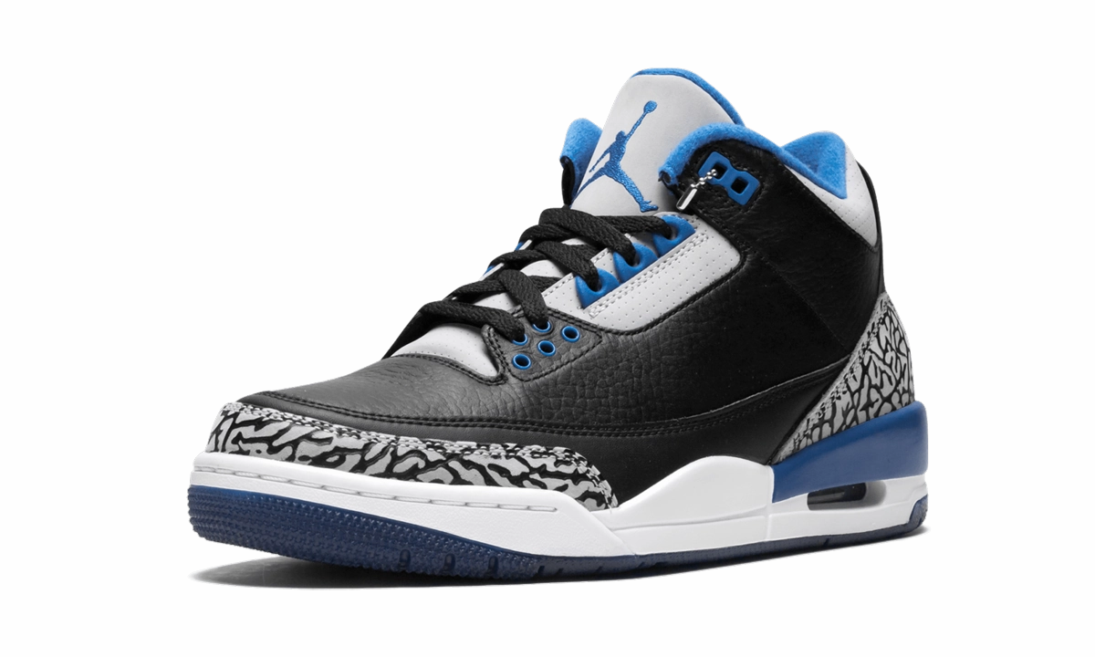 Air Jordan 3 Retro "Sport Blue" Mid Foot