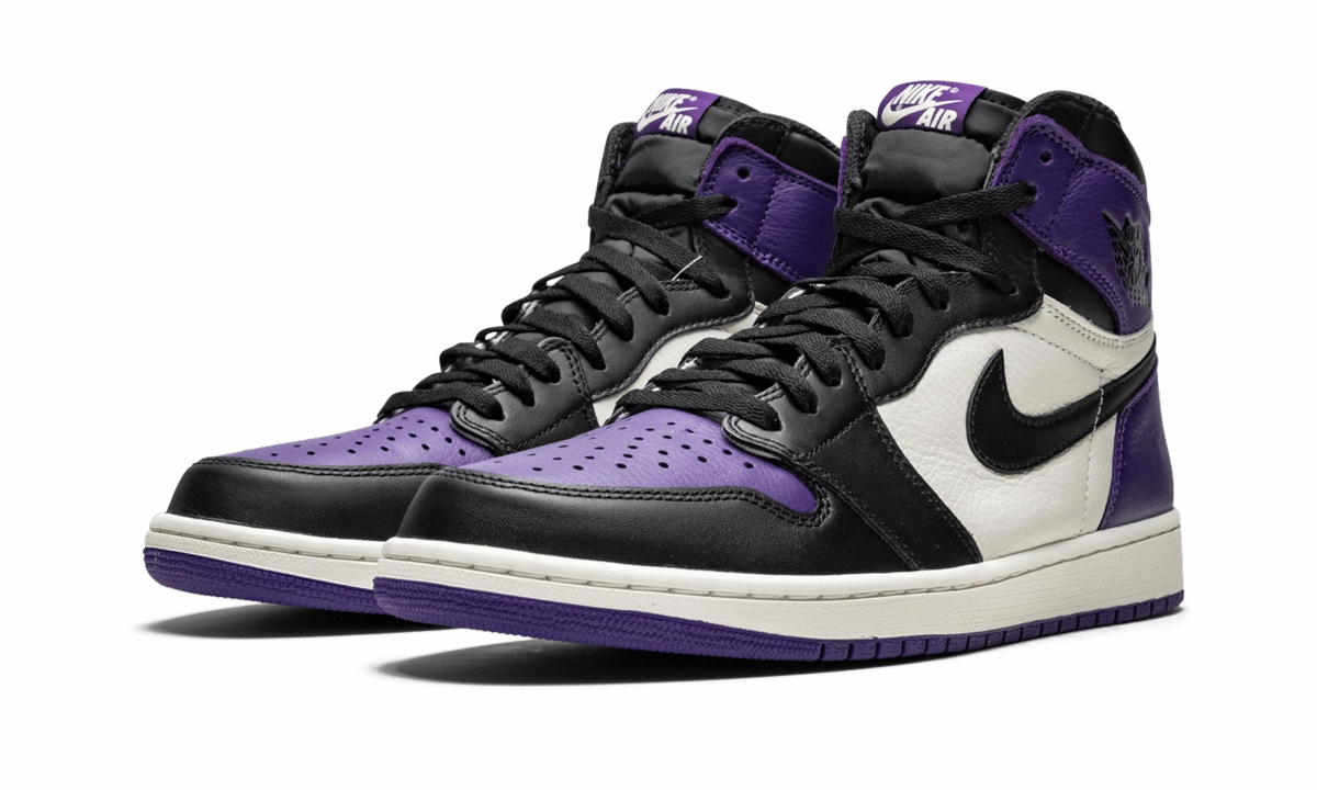 Ultra-soft performance Structured grip Air Jordan 1 Retro "Court Purple"