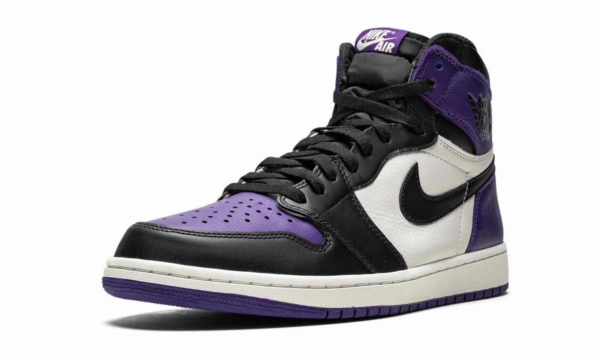 Non-Slip Sole Air Jordan 1 Retro "Court Purple"