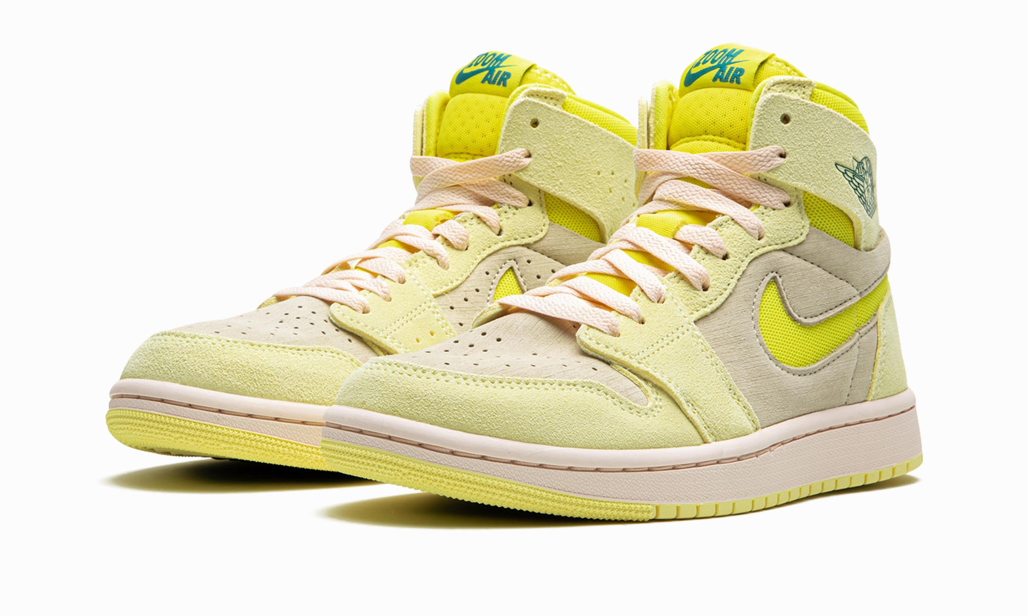 AIR JORDAN 1 ZOOM CMFT 2 WMNS "Citron Tint" All-weather lining Smart Style