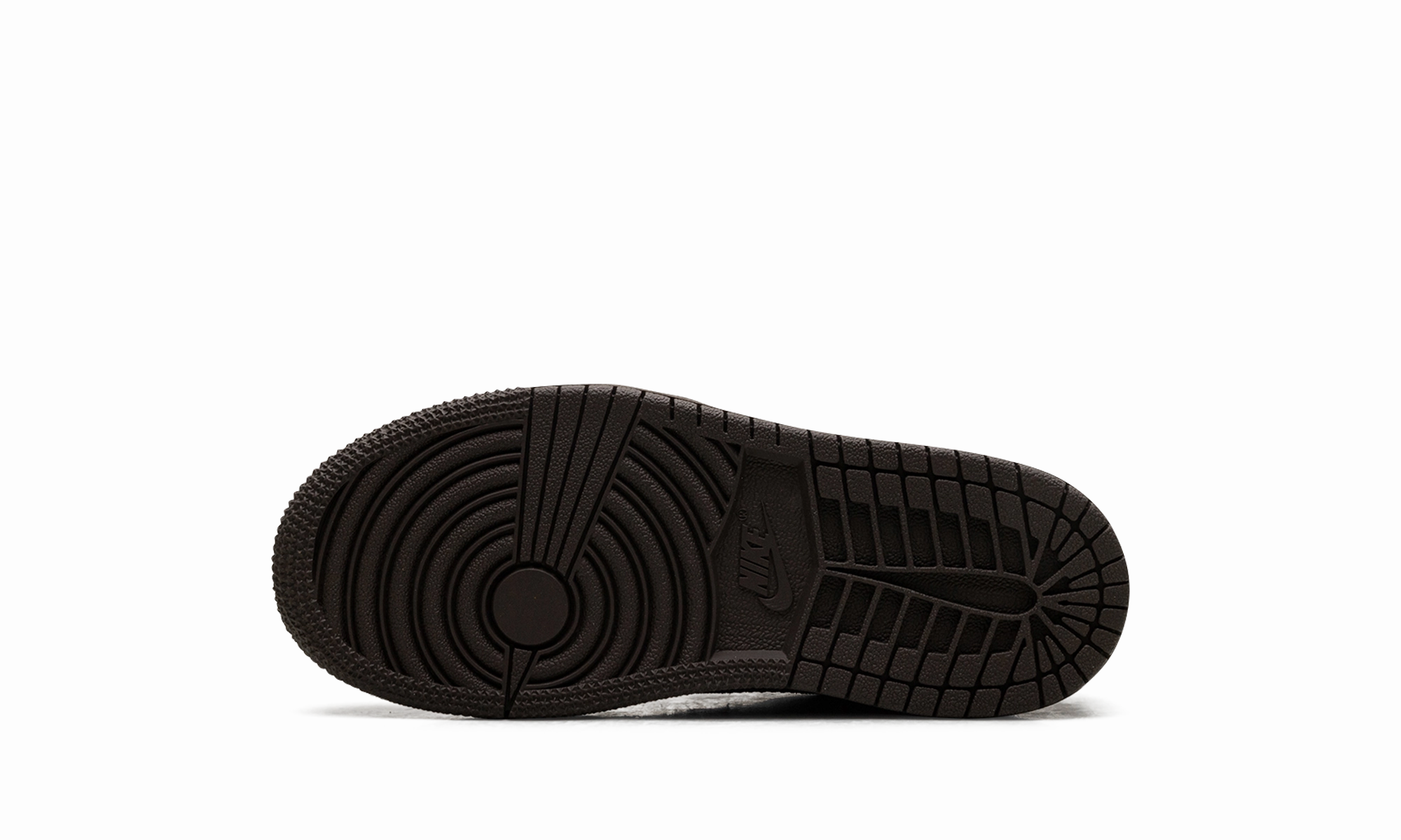 Air Jordan 1 Low OG PS "Travis Scott - Velvet Brown" Elevated arch