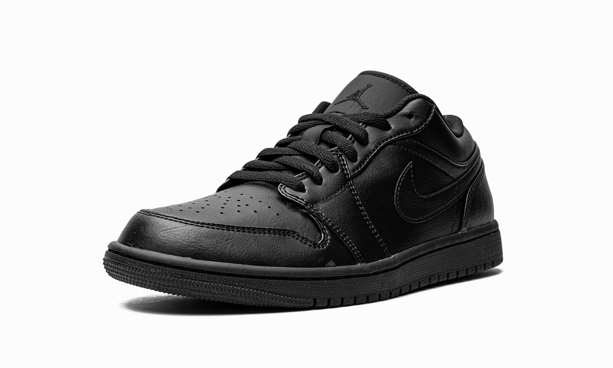 Air Jordan 1 Low "Triple Black" Responsive sole Foot Stability