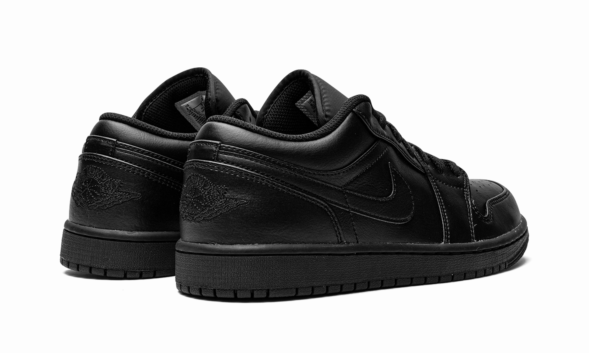 Air Jordan 1 Low "Triple Black" High Support